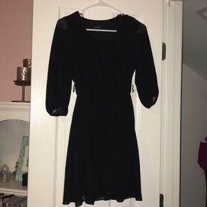 Cute cinched black dress